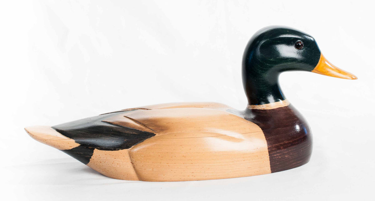 Mallard Duck Wooden Decoy – Authentic Seacoast Company