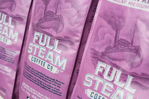 Full Steam Even Keel Decaf Medium Roast Coffee (Whole Bean)