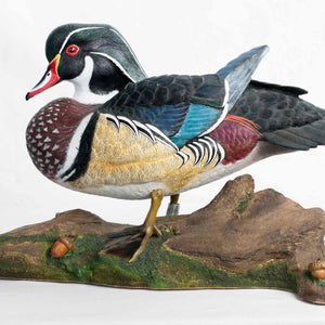 Ducks Unlimited Authorized Collection Wood Duck Decoy