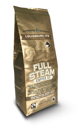 Full Steam Ground Coffee, Louisbourg 1713 French Roast