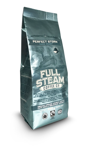 Full Steam Ground Coffee, Perfect Storm Dark Roast