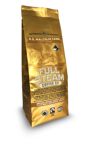 Full Steam Ground Coffee, S.S. Malcolm Cann Light Roast