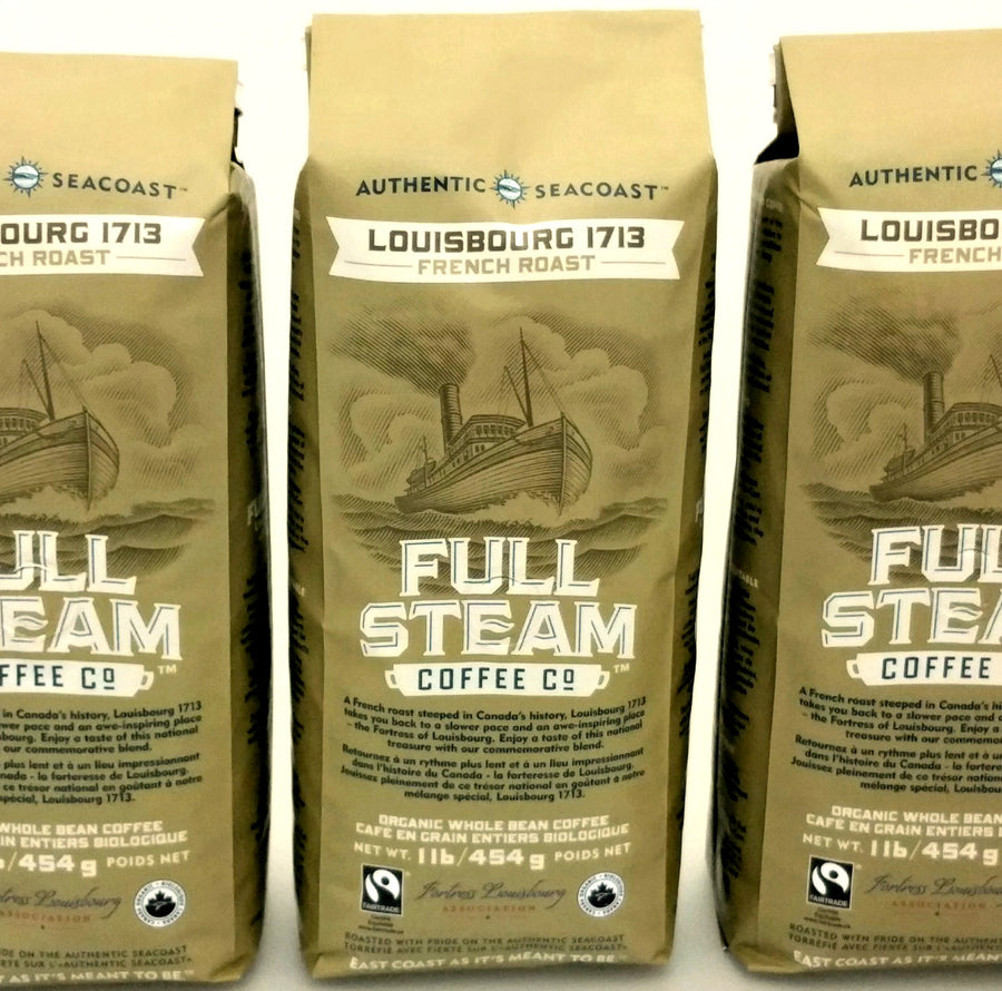 Full Steam Louisbourg 1713 French Roast (Whole Bean)