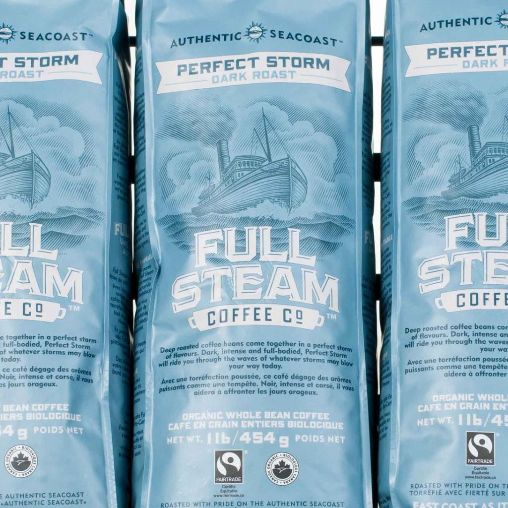 Full Steam Perfect Storm Dark Roast Coffee (Whole Bean) – Authentic ...